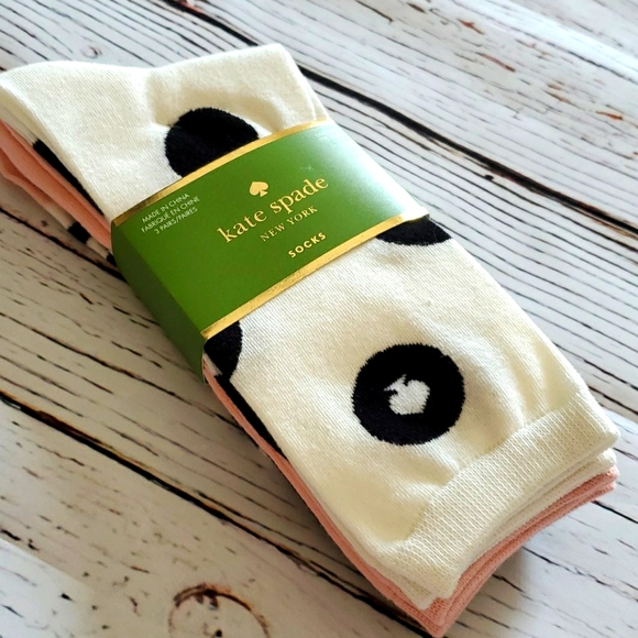 kate spade Accessories - 🆕️ HOST PICK KATE SPADE WOMEN'S SOCKS (3 PAIRS)
